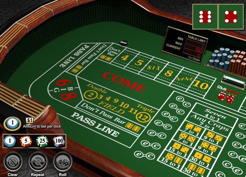 craps betting come vs numbers